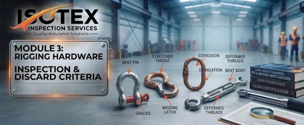 MODULE 3: Rigging Hardware (Shackles, Hooks & Eyebolts) Inspection
