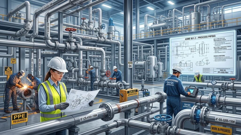 Construction & Design Standards (ASME B31.3)